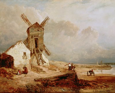 The Windmill by Clarkson Frederick Stanfield